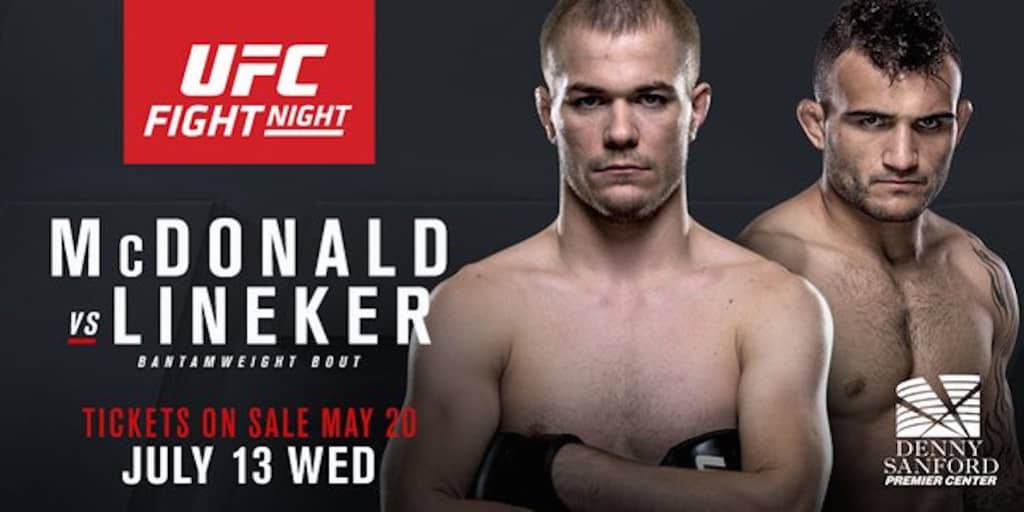 UFC Fight Night: McDonald vs. Lineker 1