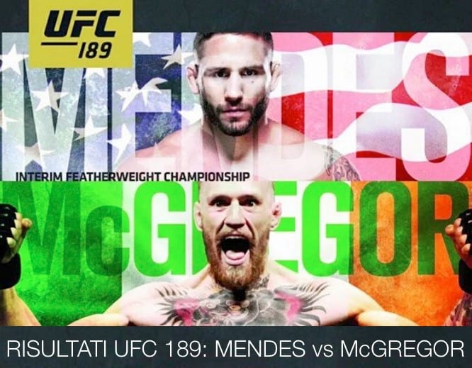 UFC 189: Mendes vs. McGregor 1