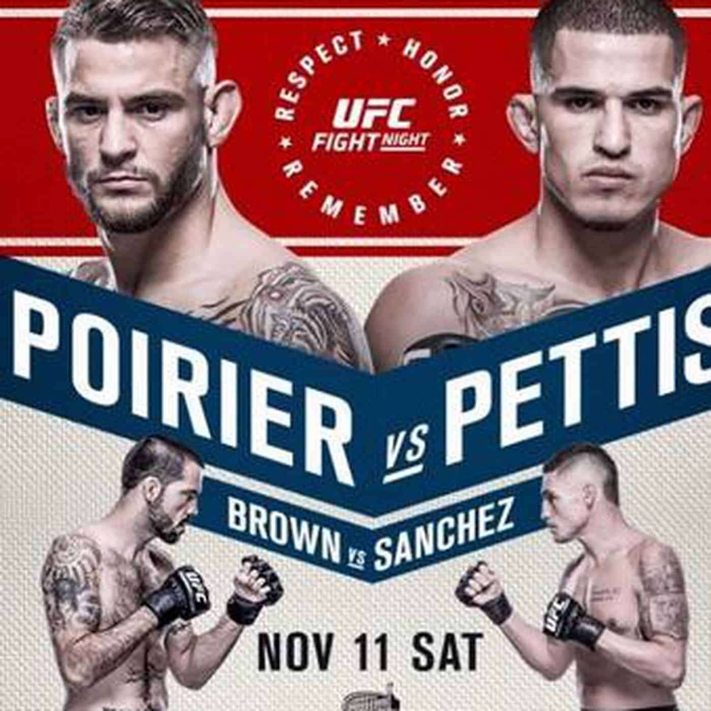 UFC Fight Night: Poirier vs. Pettis 1