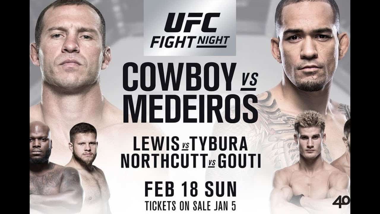 UFC Fight Night: Cowboy vs. Medeiros 1