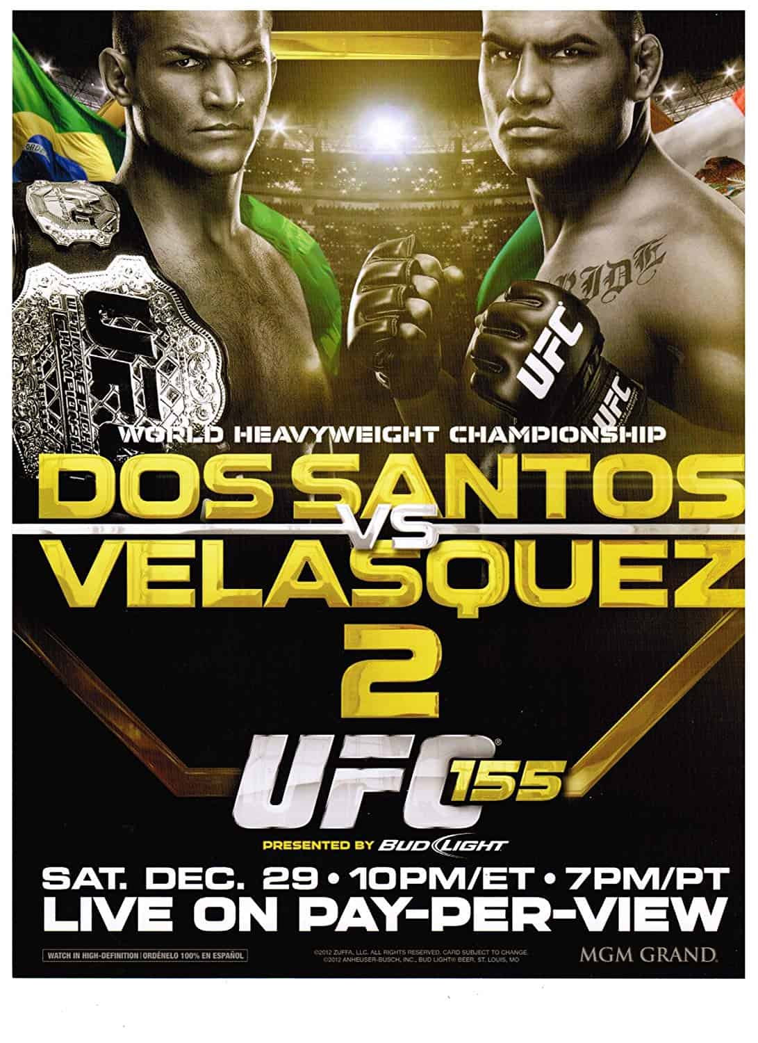 UFC 155: dos Santos vs. Velasquez 2 1