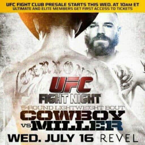 UFC Fight Night: Cowboy vs. Miller 1