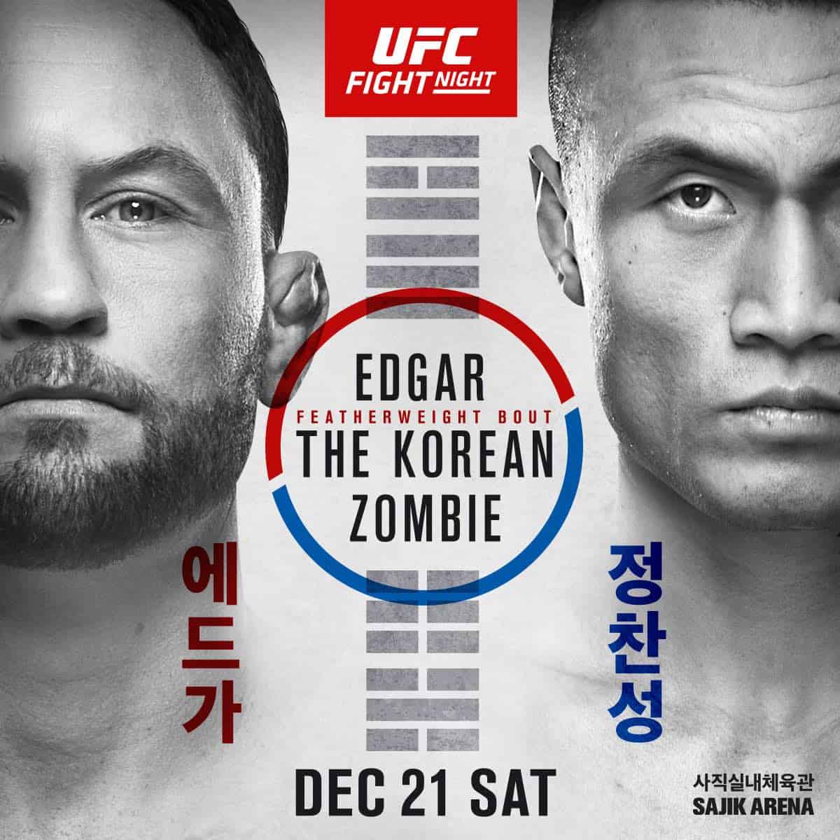 UFC Fight Night: Edgar vs. The Korean Zombie 1