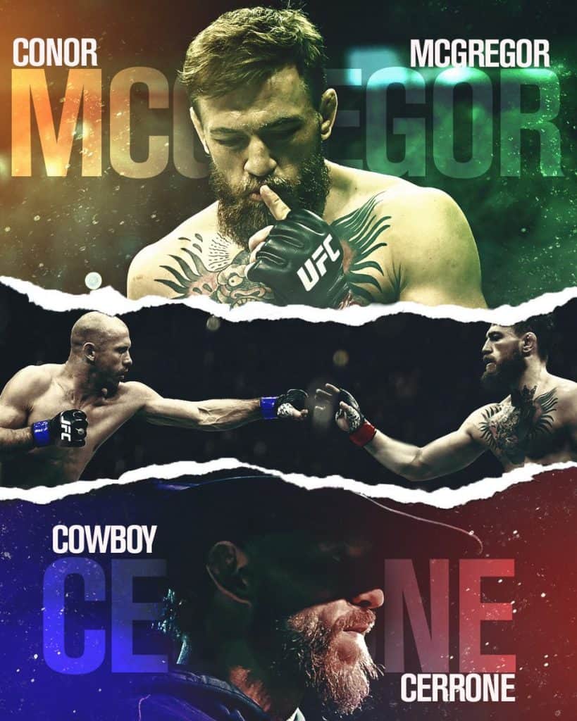 McGregor vs Cerrone: dove vederlo, a che ora... TUTTO quello che devi sapere 1