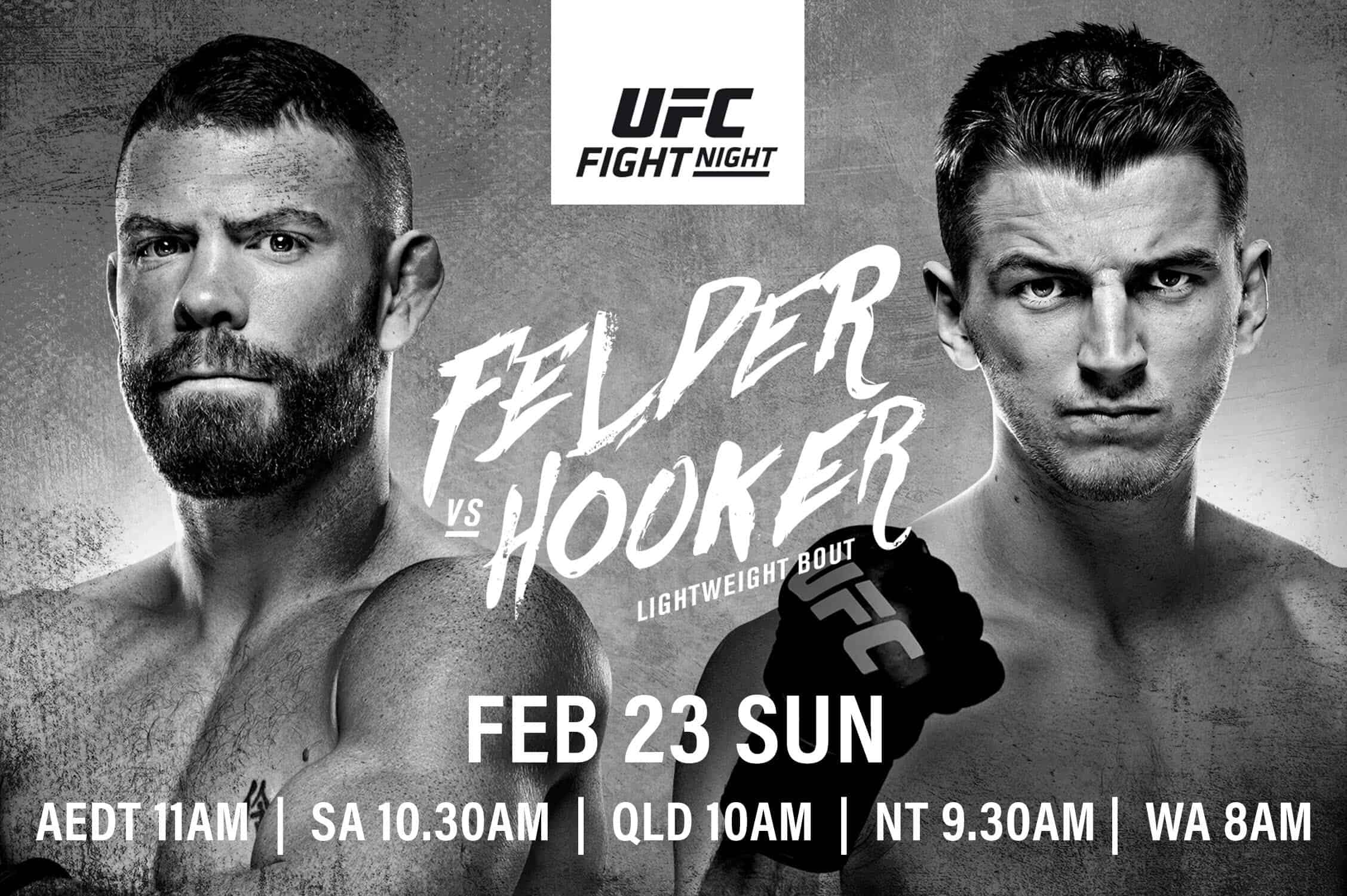 UFC Fight Night 168 : Felder vs. Hooker 1