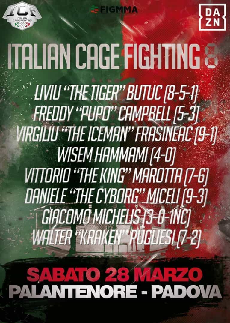 ICF 8: Torneo a 8 dei pesi welter 13