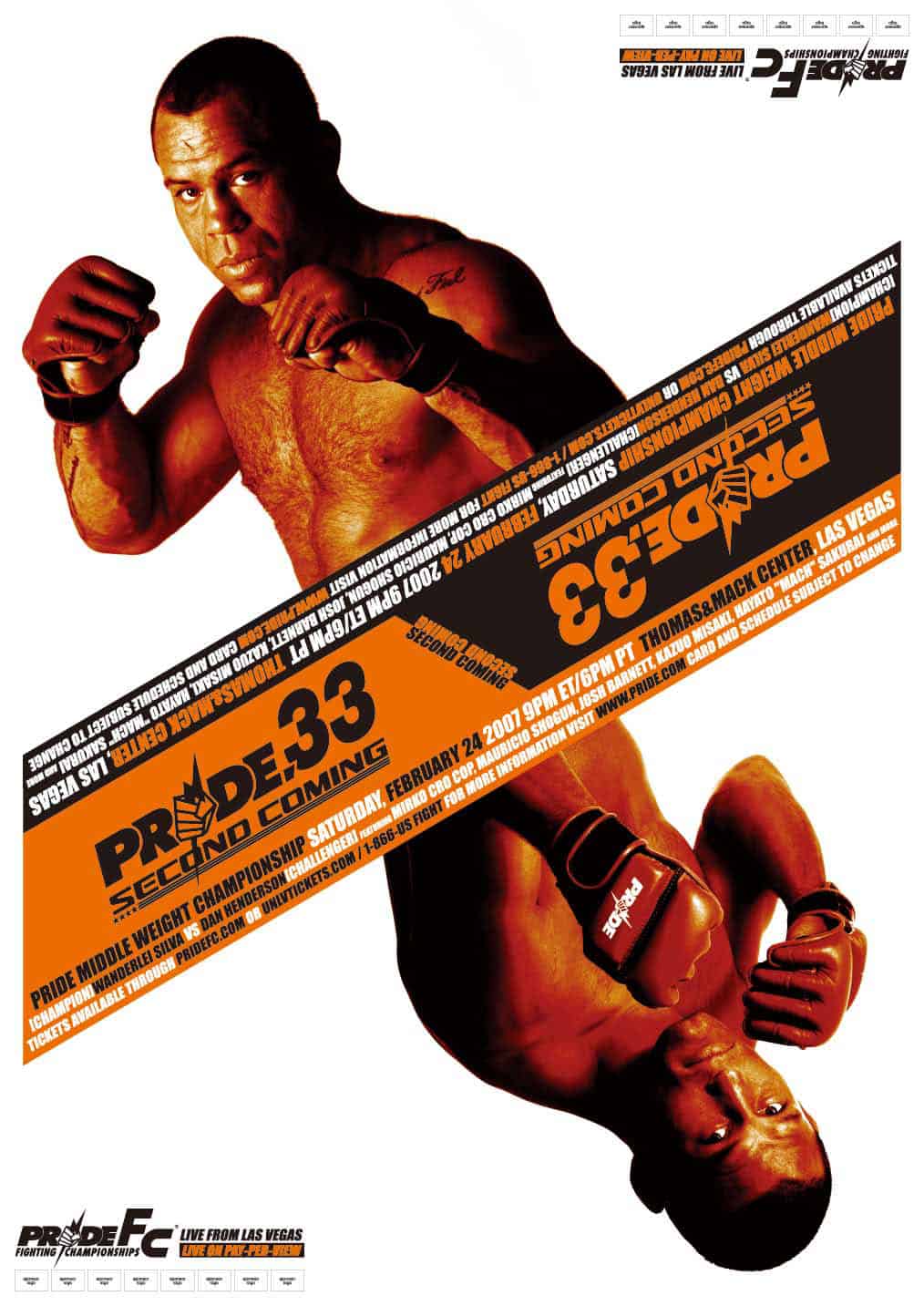 Tutti gli eventi PRIDE FC MMA 34