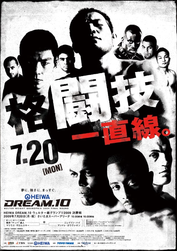 Dream MMA: retrospettiva e poster 11