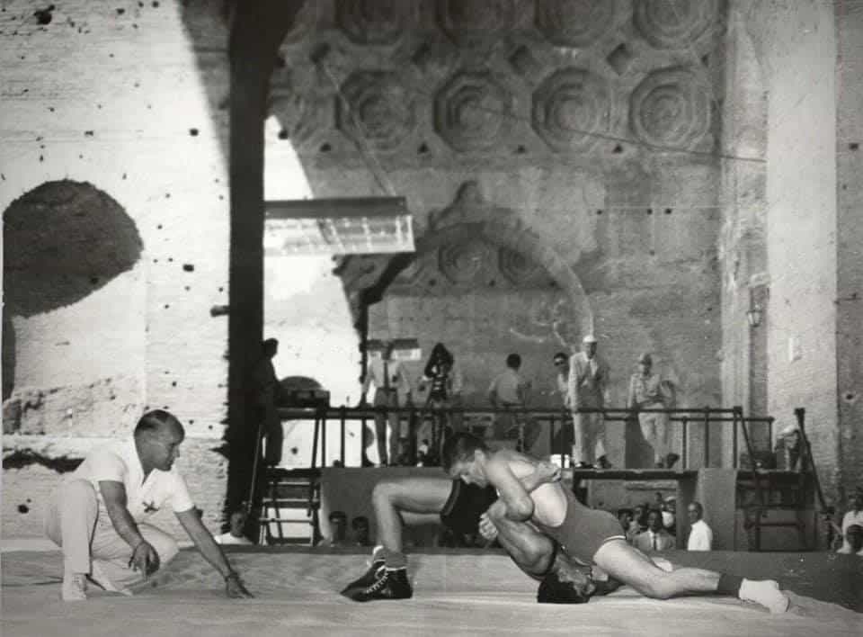 Olimpiadi Roma 1960: La lotta in uno scenario mozzafiato. 4