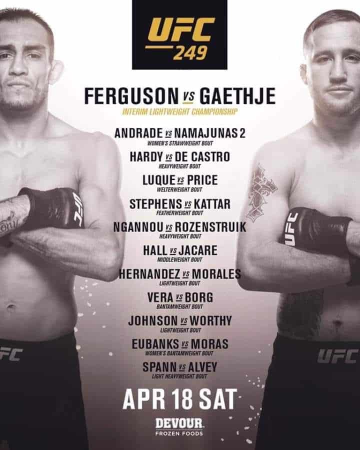 L'UFC 249 si farà e l'UFC riprende con gli eventi... su un'isola privata 1