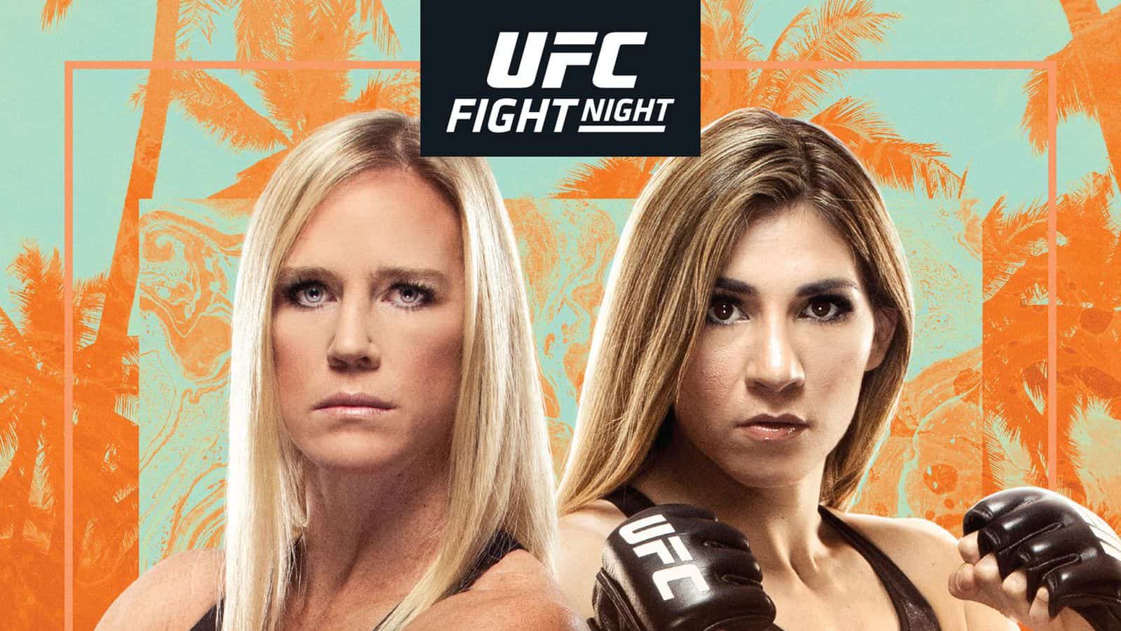 UFC on ESPN 16: Holm vs Aldana 1