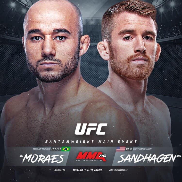 UFC Fight Night 179: Moraes vs Sandhagen 1