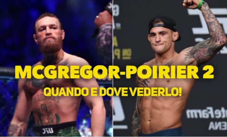 McGregor-Poirier 2: dove vederlo, orario, streaming e tutte le info 5