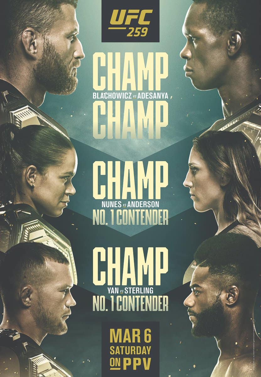 UFC 259: Blachowicz vs. Adesanya 1