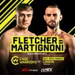 MARTIGNONI Vs FLETCHER A CAGE WARRIORS 122 IL PROSSIMO 20 MARZO 3