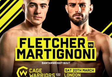 MARTIGNONI Vs FLETCHER A CAGE WARRIORS 122 IL PROSSIMO 20 MARZO 3