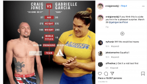 Momento freak: Craig Jones affronterà... Gabi Garcia! (e se perde si ritira) 1