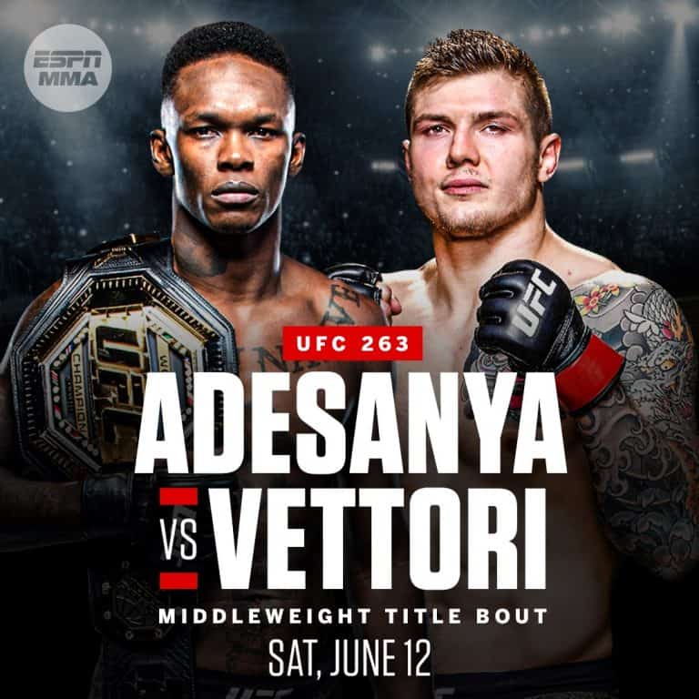 UFFICIALE: Marvin Vettori vs Israel Adesanya 2 all'UFC 263 11