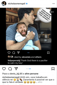 Meregali e Felipe Pena alimentano la rivalità sui social 2