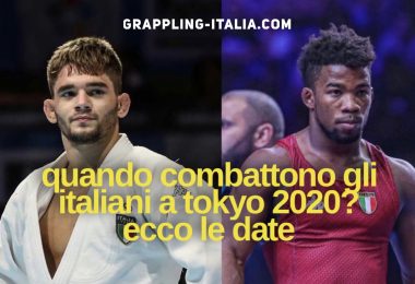 Ecco i giorni delle lotte degli italiani in Judo e Lotta a Tokyo 2020 2