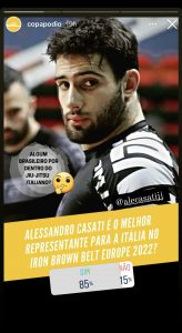 RUMOR: un italiano all'Iron Brown Belt della Copa Podio? 2