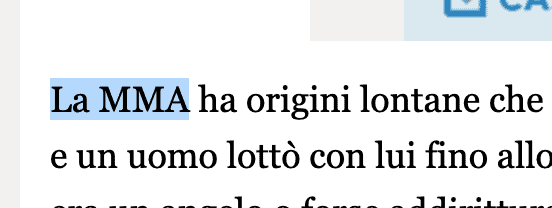 Il fatto quotidiano e le MMA 6