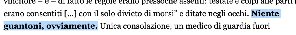 Il fatto quotidiano e le MMA 9