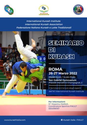 Seminario internazionale di kurash a Roma 26 e 27 marzo 2022 2