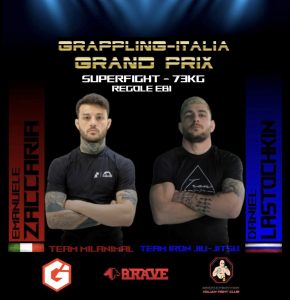 Zaccaria vs Lastochkin è il primo Superfight del Grappling-Italia Grand Prix 3 1