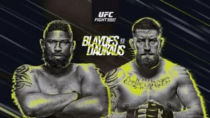 UFC fight night 205 Blaydes vs. Daukaus