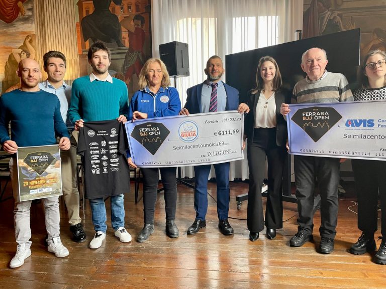 Raccolti 12mila euro alla gara di beneficenza Ferrara BJJ Open 2
