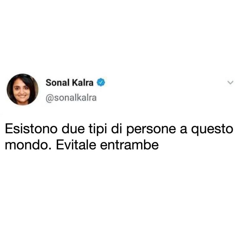 "Esistono due tipi di persone..." 10