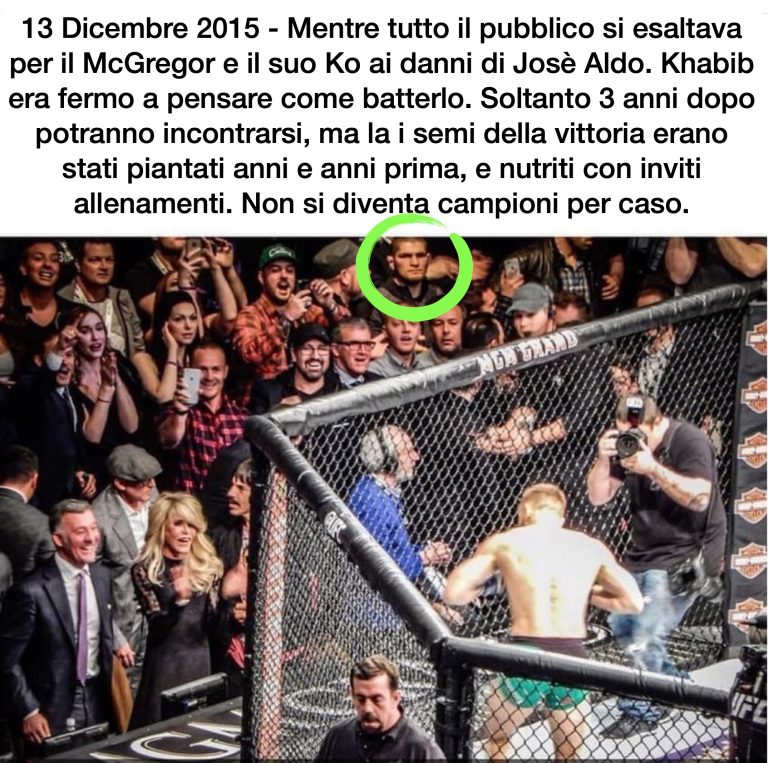 Conor Mcgregor vs Khabib: i semi della vittoria 3