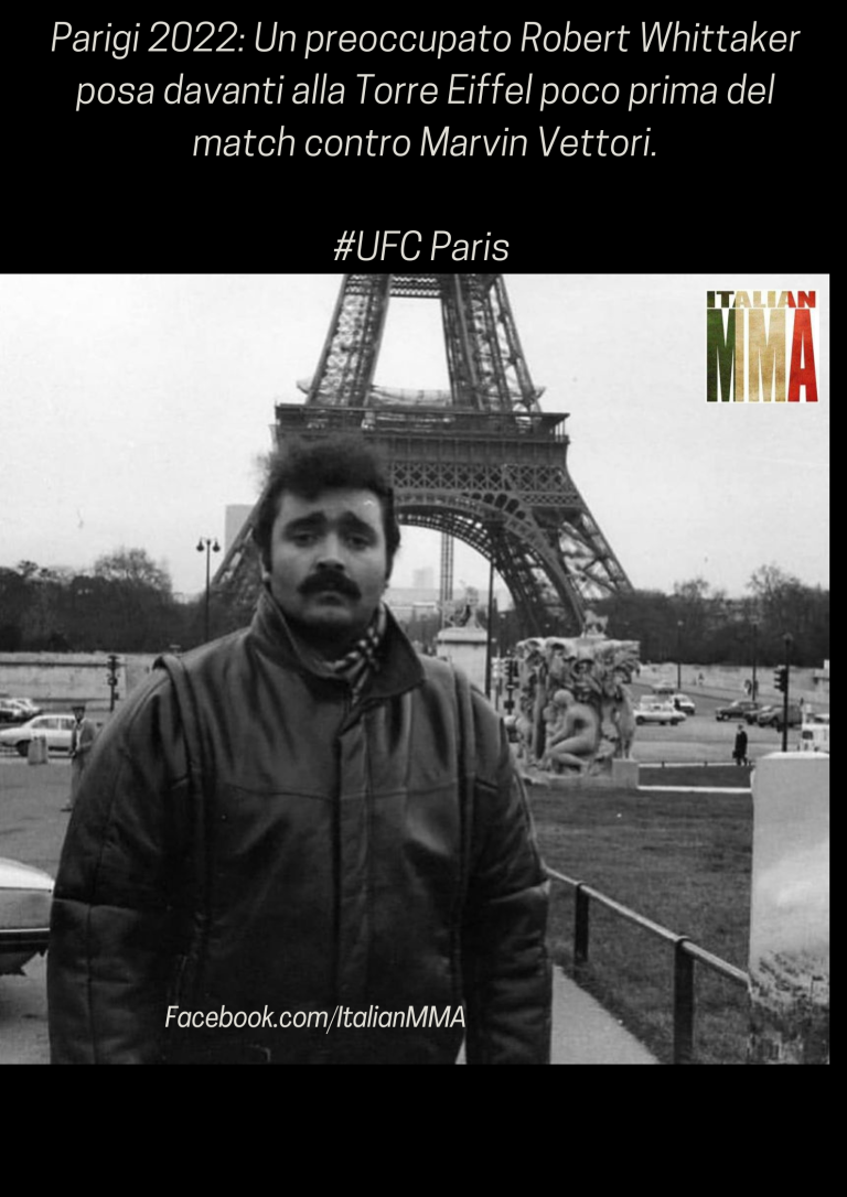 Robert Whittaker davanti alla torre Eiffel 9