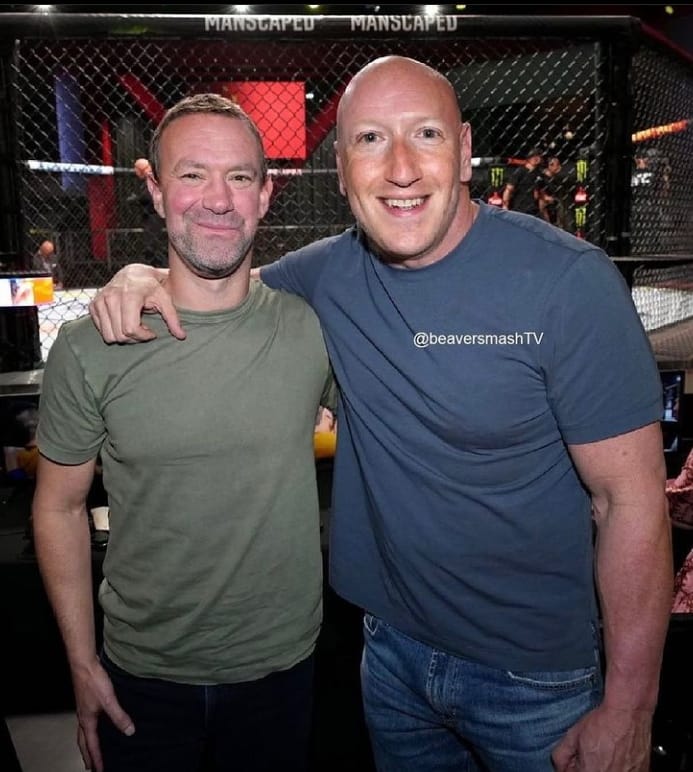 Dana white con la faccia di Mark Zuckerberg 1