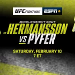 Risultati UFC Fight Night 236: Hermansson vs. Pyfer 1