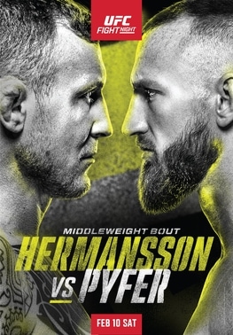 UFC Fight Night 236: Hermansson vs. Pyfer 2