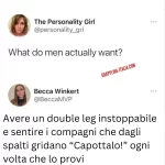 Cosa vogliono gli uomini? 3