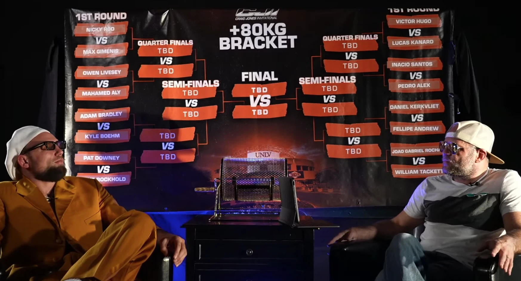Craig Jones Invitational Bracket - Ecco tutta la lista dei match 2