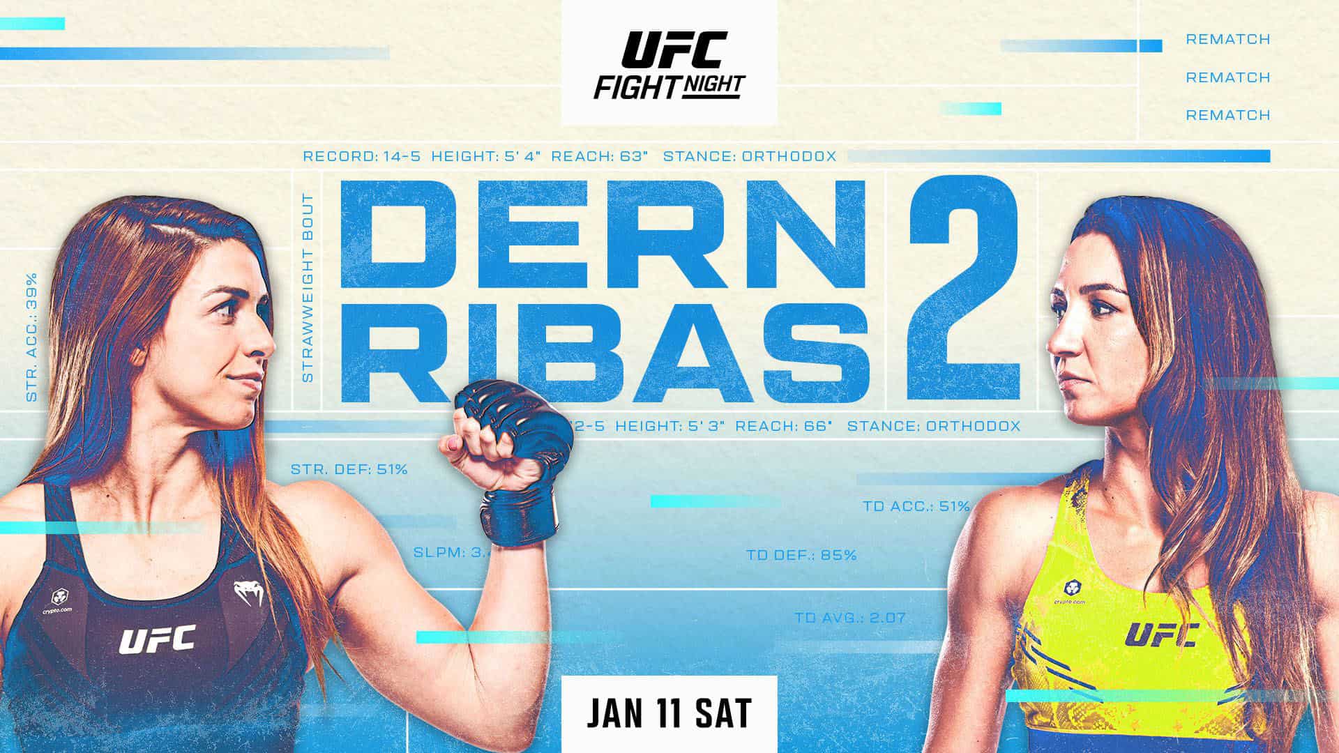 UFC Fight Night 249: Dern vs. Ribas 2 1