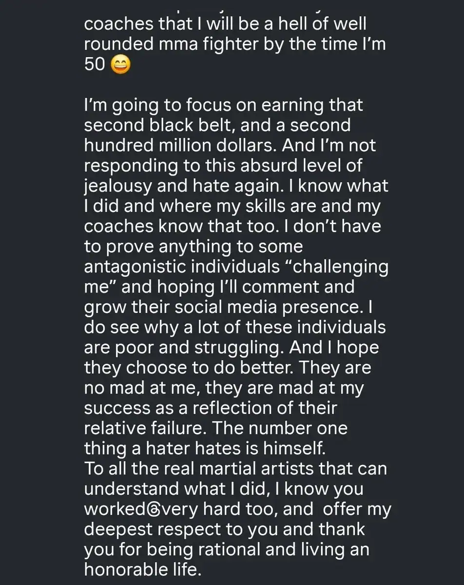 Danno la Cintura Nera in 3 anni e mezzo a un Influencer: facciamo chiarezza (aggiornamenti) 5