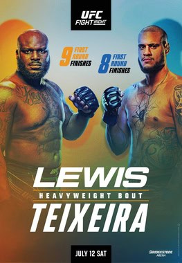 Risulati UFC on ESPN 70: Lewis vs. Teixeira 1