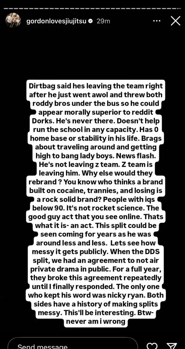 Craig Jones si ritira, lascia il B team che troverà un altro nome. 2