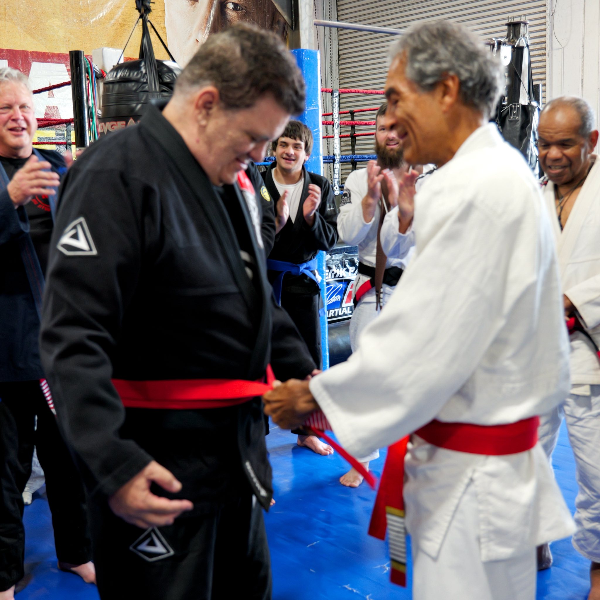 Rigan Machado cintura rossa, Erik Paulson cintura Corallo. 1