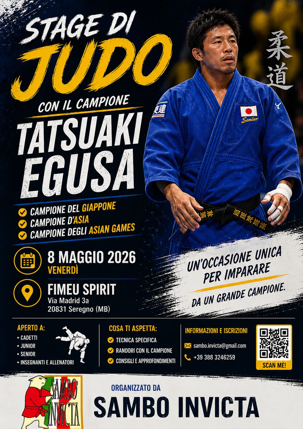 Tatsuoaki Egusa - Stage di Judo 1
