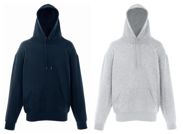 Fruit of The Loom Herren Uni Hoodie Pullover Kapuze Pulli Mix Marken Oberteile Restposten Herrenbekleidung