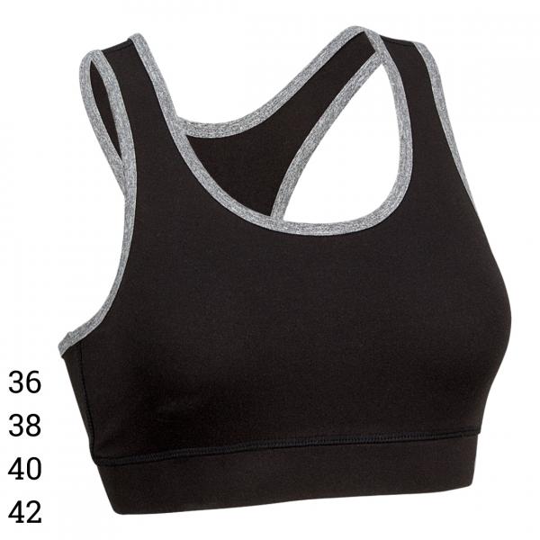 Avento Sport-BH Damen 33HJ schwarz 4 Größen sortiert 50 Stück