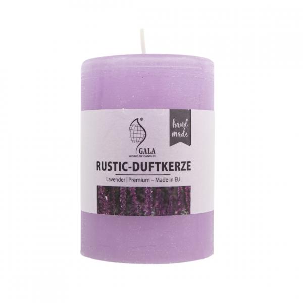 Gala Duftkerze rustikal lavendel flieder 10 cm