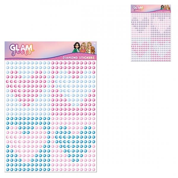 Glam Girls Aufkleber Diamant A5 2 sortiert