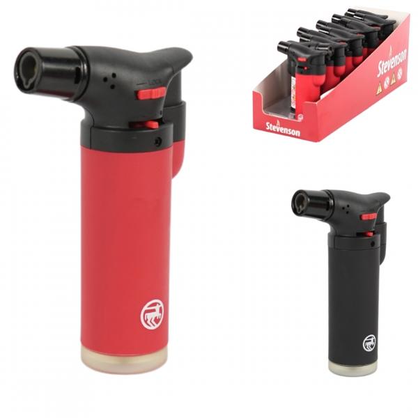 (R) Stevenson Feuerzeug Jet-Flamme 10,8 cm 2 assorti VE10